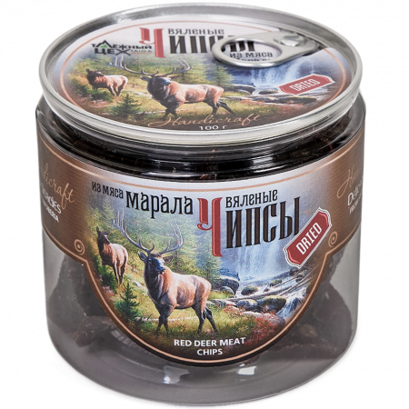 Чипсы из мяса марала вяленые 100 г 